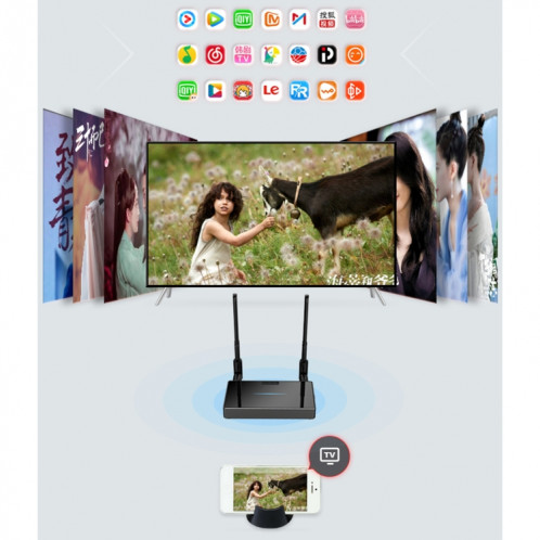 Z2 Sans fil HDMI Affichage du récepteur dongle + kit d'émetteur (noir) SH163B1179-011