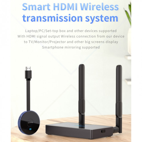 Z2 Sans fil HDMI Affichage du récepteur dongle + kit d'émetteur (noir) SH163B1179-011