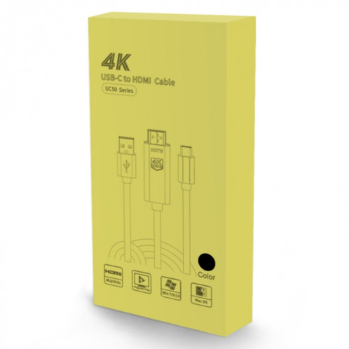 Câble HDTV UC505 USB-C / TYPE-C 4K 30HZ SH01751589-06