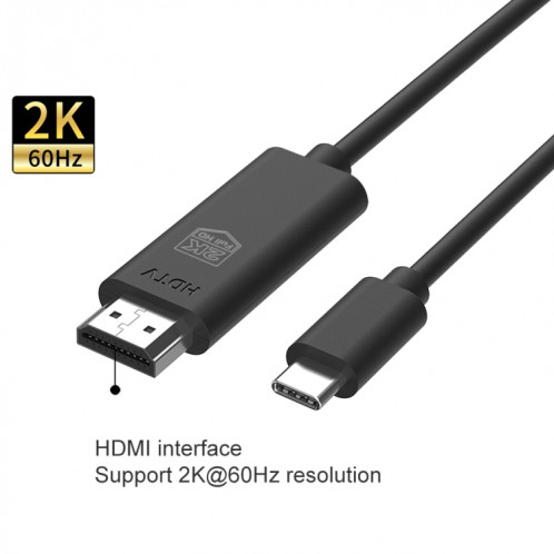 UC506 USB-C / Type-C au câble HDTV HDMI 2K 60Hz SH0176609-06