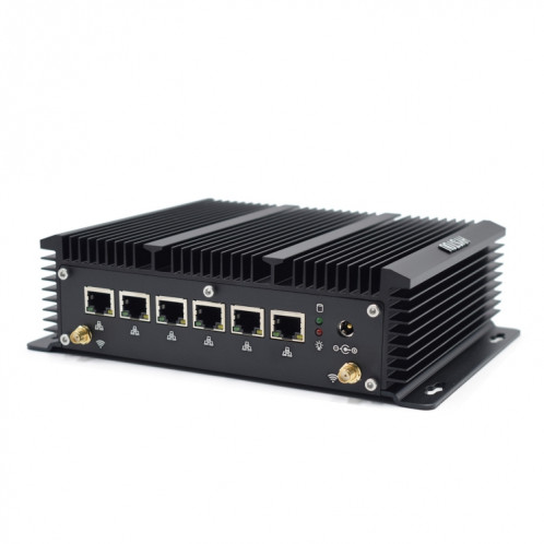 HYSTOU P09-6L Système Windows / Linux Mini PC, Intel Celeron 3865U 2 Core 2 Threads jusqu'à 1,80 GHz, prise en charge mSATA, 4 Go de RAM DDR3 + 128 Go SSD SH0631680-010