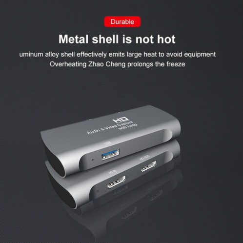 Boîte de capture audio vidéo USB Z27A HDMI femelle vers HDMI femelle SH84241328-011