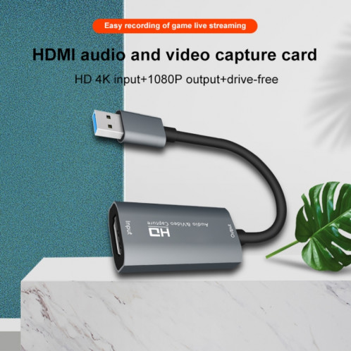 Z29 HDMI femelle vers USB 2.0 mâle + boîtier de capture audio vidéo SH84261216-013