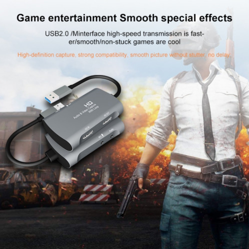 Z30 HDMI Femelle + Micro vers HDMI Femelle + Audio + Boîte de Capture Vidéo USB 2.0 SH84281118-014