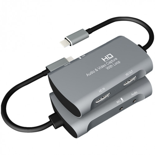 Z30A HDMI Femelle + Micro vers HDMI Femelle + Audio + Boîte de Capture Vidéo USB-C / Type-C SH84291232-014