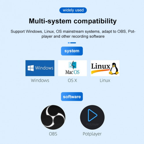 Z30A HDMI Femelle + Micro vers HDMI Femelle + Audio + Boîte de Capture Vidéo USB-C / Type-C SH84291232-014