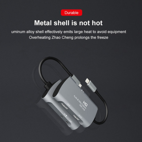 Z30A HDMI Femelle + Micro vers HDMI Femelle + Audio + Boîte de Capture Vidéo USB-C / Type-C SH84291232-014
