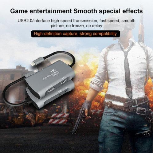 Z30A HDMI Femelle + Micro vers HDMI Femelle + Audio + Boîte de Capture Vidéo USB-C / Type-C SH84291232-014