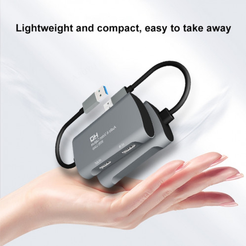 Z31 HDMI Femelle vers HDMI Femelle + Audio + Boîte de Capture Vidéo USB 2.0 SH84301815-014