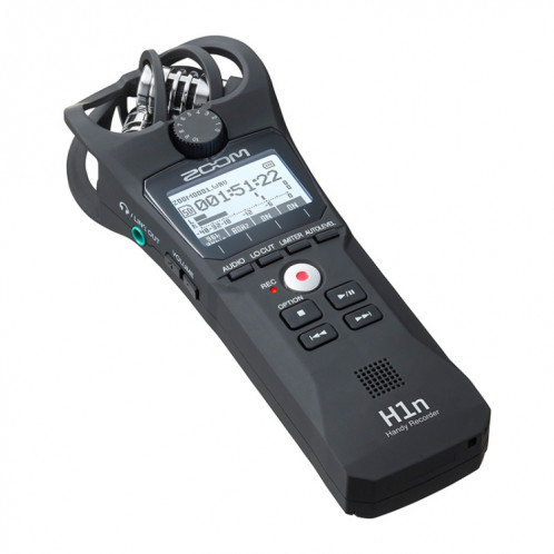 Mini enregistreur portable LCD monochrome ZOOM H1N, carte TF de support et enregistrement et transcription illimités et contrôle de la vitesse SH12391930-08