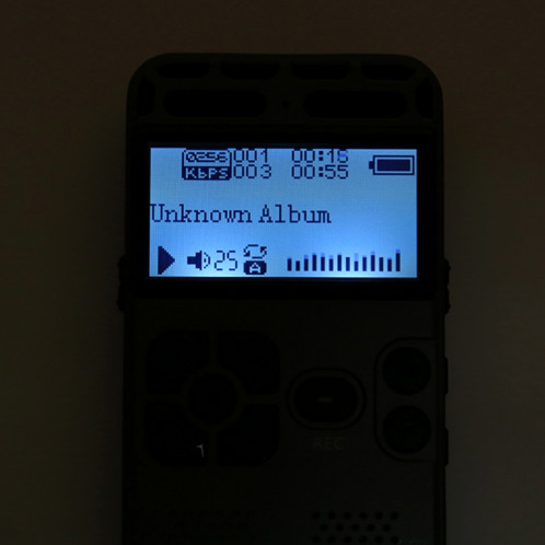 Enregistreur vocal audio portable VM181, 8 Go, lecture de musique de soutien / carte TF / LINE-IN et enregistrement téléphonique SH190740-09