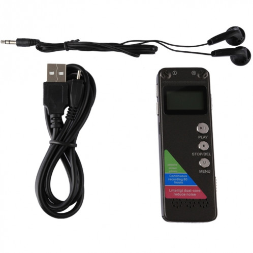Enregistreur vocal audio portable VM31, 16 Go, prise en charge de la lecture de musique SH29111771-08
