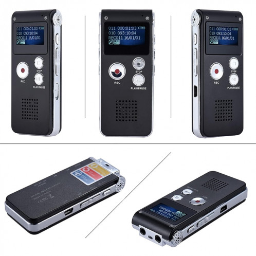 SK012 Stylo d'enregistrement vocal HD à réduction de bruit intelligente 8 Go SH8111209-07
