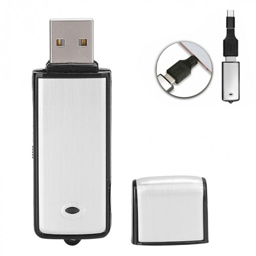 Enregistreur vocal de réunion portable rechargeable SK858 32 Go (noir) SH116B815-010