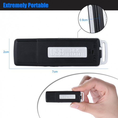 Enregistreur vocal portable rechargeable SK868 64 Go sur disque U SH8120448-09