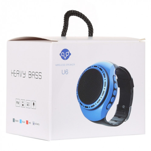 B90 Smart Portable Stéréo Sans Fil Bluetooth V3.0 + EDR Sport Musique Haut-Parleur Montre, Supporte les Appels Mains Libres & Affichage Intelligent et Radio FM & Carte TF & Téléphone Portable Anti-Perdus SH035S578-011