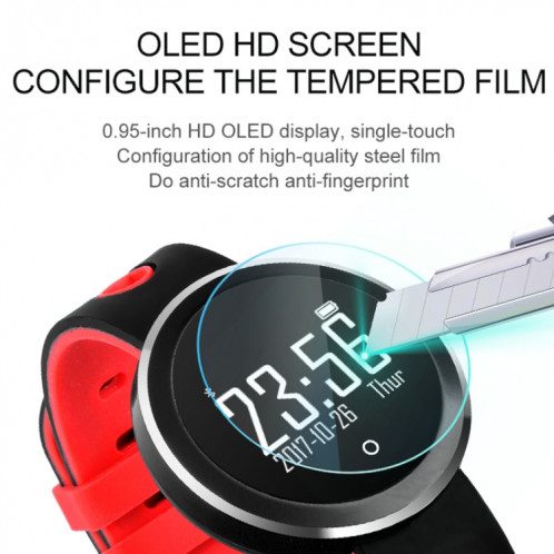 Q7 0,95 pouce HD OLED écran d'affichage Bluetooth Smart Bracelet, IP68 étanche, podomètre de soutien / rappel sédentaire / moniteur de fréquence cardiaque / moniteur de sommeil, compatible avec les téléphones SH640B127-016