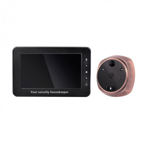 M4300A 4,3 pouces écran tactile 3.0MP caméra vidéo intelligente sonnette, carte TF de soutien (32 Go Max) et détection de mouvement et vision nocturne infrarouge SM00221930-013