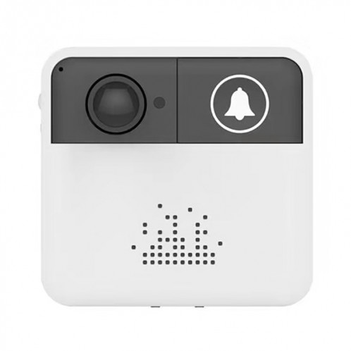 VESAFE Home VS-A10 HD 720P Caméra de Sécurité Smart WiFi Vidéo Music Ring Sonnette, Support Carte TF & Vision Nocturne pour IOS et Android (Blanc) SH031W1705-013