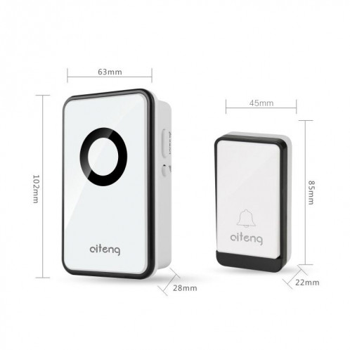 Sonnette WIFI sans fil AITENG V018J, SA046A1058-09