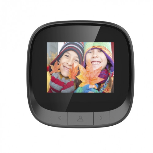 DD3S 2.4 pouces Écran 0.3mp Caméra de sécurité Péphole Viewer Visionneuse Digital Peephole porte Bell, SH00731364-011