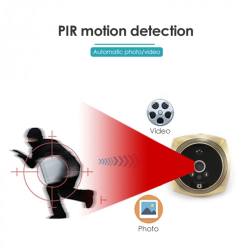 N6 2,0 millions de pixels de 4,3 pouces Vidéo à écran (or) SH075J23-07