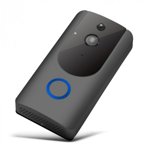 Sonnette visuelle vidéo WIFI intelligente M2 720P, prise en charge de la surveillance à distance du téléphone portable et de la vision nocturne (gris) SH400H1752-016