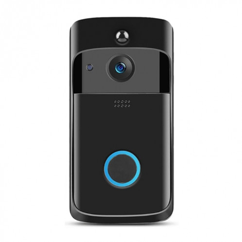 M4 720P Smart WIFI Sonnette visuelle PIR vidéo ultra basse consommation avec 3 fentes pour batterie, prise en charge de la surveillance à distance du téléphone portable et de la vision nocturne et objectif de caméra SH402B1225-013