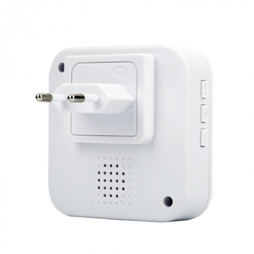 P6 110dB sans fil IP55 étanche à faible consommation d'énergie WiFi Doing-dong récepteur de sonnette, distance du récepteur: 300 m, (blanc) SH407W1455-07