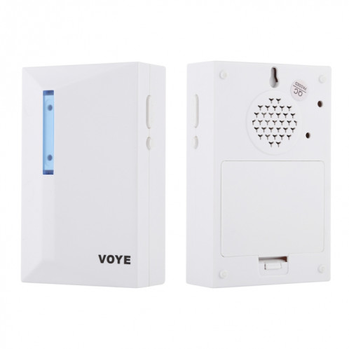 VOYE V015F Sonnette sans fil télécommandée pour la musique à domicile avec 38 sons de polyphonie (blanc) SV583W1513-012