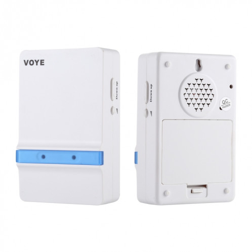 VOYE V012A Sonnette sans fil télécommandée pour la musique à domicile avec 38 sons de polyphonie (blanc) SV585W763-012