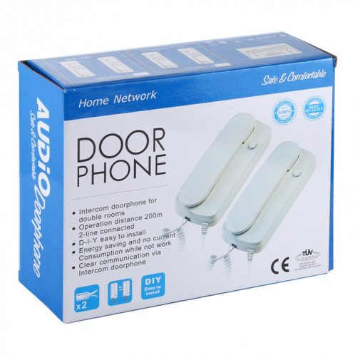 Interphone filaire haute définition bidirectionnel 109DC (blanc) SH588W682-08