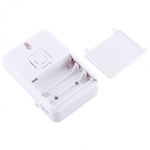 CMF1188 Sonnette sans fil télécommandée pour la musique à domicile avec 38 sonneries et lumières clignotantes colorées + sonneries / sonneries / lumières clignotantes colorées 3 modes (blanc) SH595W1518-013