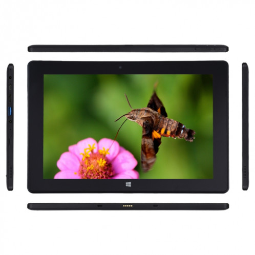 Dual Tablet PC OS, 10,1 pouces, 4 Go + 64 Go, Windows 10 et Android 5.1, Intel Cherry Trail Z8350 Quad-Core jusqu'à 1,84 GHz, OTG, HDMI, BT, WiFi SD0187186-011