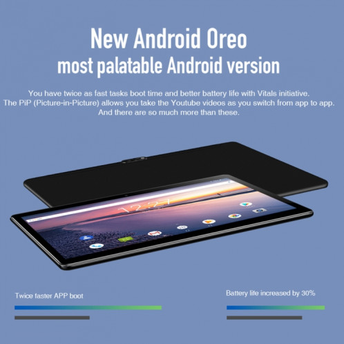 CHUWI Hi9 Tablet PC, 10,1 pouces, 4 Go + 64 Go, Android 7.1, MTK6797 (Helio X20) Deca Core jusqu'à 2,1 GHz, Soutien OTG, FM, Bluetooth, WiFi bi-bande, Réseau: 4G (Noir) SC241B607-015