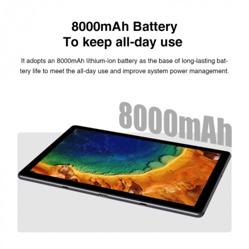 Tablette PC CHUWI Surpad 4G LTE, 10,1 pouces, 4 Go + 128 Go, avec clavier, Android 10.0, Helio MT6771V Octa Core jusqu'à 2,0 GHz, prise en charge de la double SIM et OTG et Bluetooth et WiFi double bande, (noir SC0436569-014