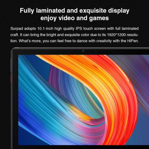 Tablette PC CHUWI Surpad 4G LTE, 10,1 pouces, 4 Go + 128 Go, avec clavier, Android 10.0, Helio MT6771V Octa Core jusqu'à 2,0 GHz, prise en charge de la double SIM et OTG et Bluetooth et WiFi double bande, (noir SC0436569-014