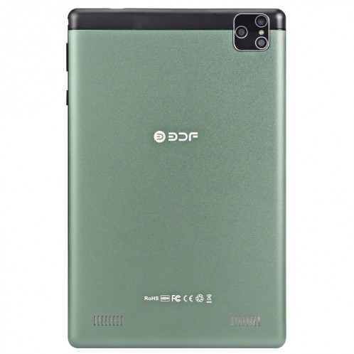 BDF P8 3G Téléphone Tablet PC, 8 pouces, 2GB + 32GB, Android 9.0, MTK8321 OCTA CORE CORTEX-A7, Prise en charge de Dual Sim & Bluetooth et Wifi & GPS, Plug UE (Vert) SB564G578-013