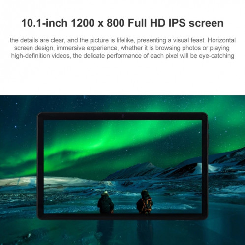 BDF S10 3G Tablet Tablet PC, 10,1 pouces, 2GB + 32GB, Android 9.0, MTK8321 OCTA CORE CORTEX-A7, Support Dual Sim & Bluetooth & Wifi & GPS, Fiche UE (argent) SB572S719-013