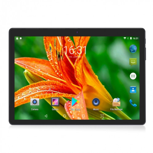 BDF YLD 3G Téléphone Tablet PC, 10,1 pouces, 2GB + 32GB, Android 9.0, MTK8321 OCTA CORE CORTEX-A7, Support Dual Sim & Bluetooth & Wifi & GPS, Plug UE (Noir) SB574B358-011