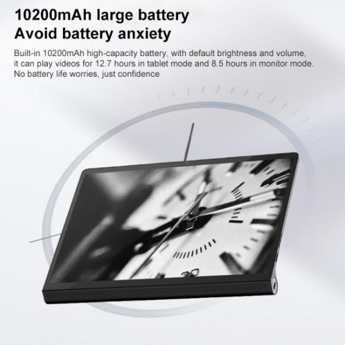 Lenovo Yoga Pad Pro 13 pouces YT-K606F, 8 Go + 256 Go, Identification du visage, Zui 12.5 (Android 11) Qualcomm Snapdragon 870 OCTA-CORE, Support Wi-Fi 6 & HDIM, US Plug (Noir) SL708B253-07
