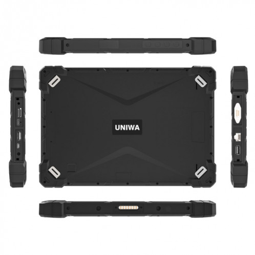 Uniwa WinPad W108 Tablet robuste PC, 10,1 pouces, 8 Go + 128 Go, IP67 imperméable imperméable antichoc, Windows 10 Pro, Intel Gemini Lake N4120 Quad Core, Support WiFi / Bluetooth / RJ-45, Fiche américaine SU07271871-07