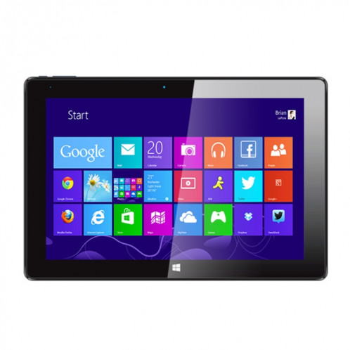 Uniwa Winpad BT301 2 dans 1 tablette, 10,1 pouces, 4 Go + 64 Go, Windows 10 Home, Intel Gemini Lake N4120 Quad Core, avec clavier, support WiFi & BT & HDMI & OTG, US Plug (noir) SU754B1247-07