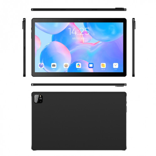 Tablette HSD1332 4G LTE, 13,3 pouces, 4 Go + 128 Go, Android 11 MT6762 OCTA CORE CORTEX-A53 jusqu'à 2,0 GHz, Prise en charge du Bluetooth / WiFi / GPS / OTG, Plug (noir) SH764B1944-04