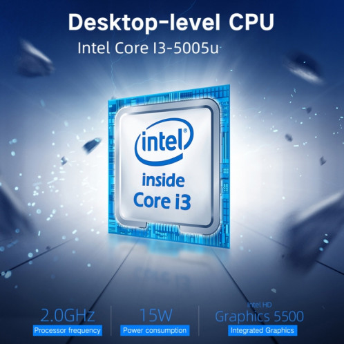 PiPo X15 Mini PC et tablette tout-en-un, 11,6 pouces, 8 Go + 180 Go SSD, Windows 10 Home Intel Core i3-5005U 2,0 GHz, prise en charge WiFi et Bluetooth et carte TF et HDMI (noir) SP815B1246-014