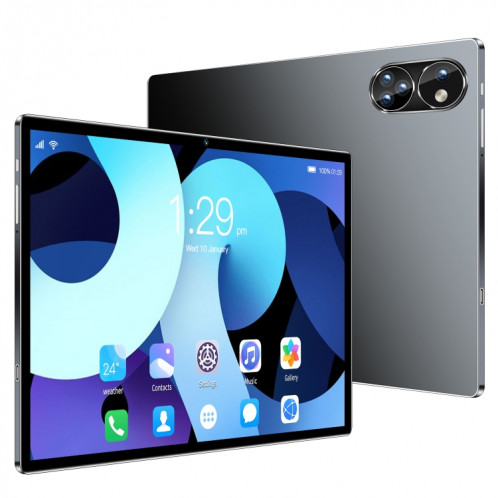 Tablette PC P10 4G LTE, 10,1 pouces, 4 Go + 32 Go, Android 8.1 MTK6750 Octa Core, prise en charge double SIM, WiFi, Bluetooth, GPS (noir) SH822B1264-015