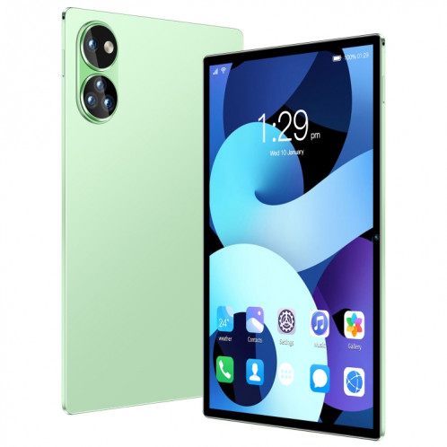 Tablette PC P10 4G LTE, 10,1 pouces, 4 Go + 32 Go, Android 8.1 MTK6750 Octa Core, prise en charge double SIM, WiFi, Bluetooth, GPS (vert) SH822G686-015