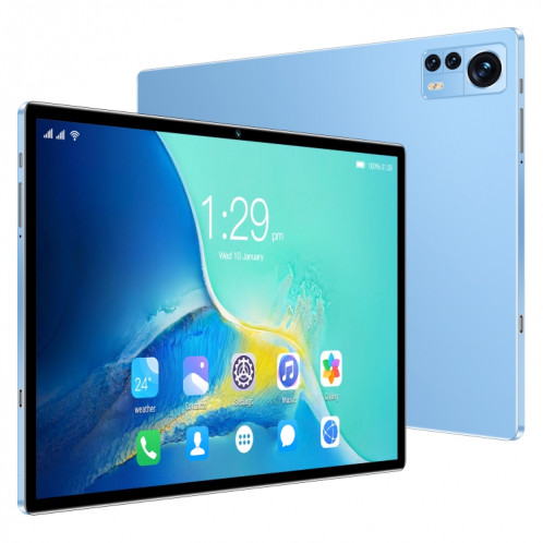 Tablette PC X12 4G LTE, 10,1 pouces, 4 Go + 32 Go, Android 8.1 MTK6750 Octa Core, prise en charge double SIM, WiFi, Bluetooth, GPS (bleu) SH824L391-014