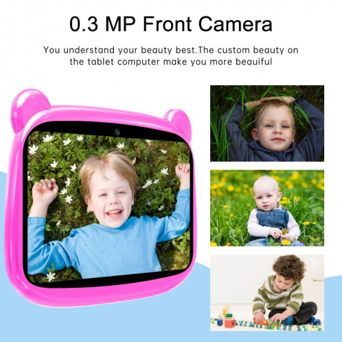 Tablette PC éducative pour enfants Q8C1, 7,0 pouces, 2 Go + 16 Go, Android 5.1 MT6592 Octa Core, prend en charge la carte WiFi / BT / TF (rouge) SH825R1316-013