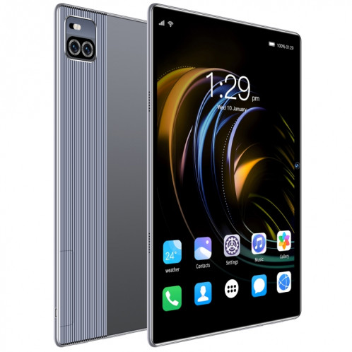 Tablette d'appel téléphonique X101 3G, 10,1 pouces, 2 Go + 16 Go, Android 5.1 MT6592 Octa Core, prise en charge double SIM, WiFi, Bluetooth, GPS (gris) SH827H914-015